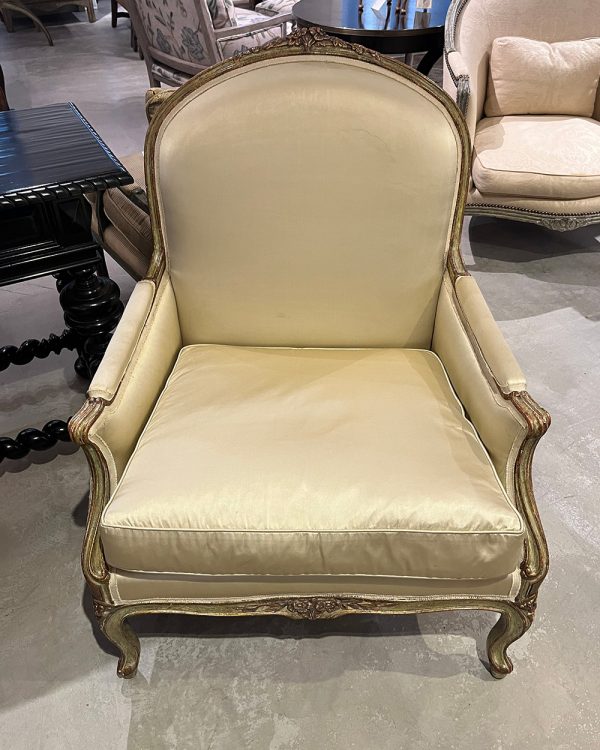 Minton-Spidell French Louis Club Chair